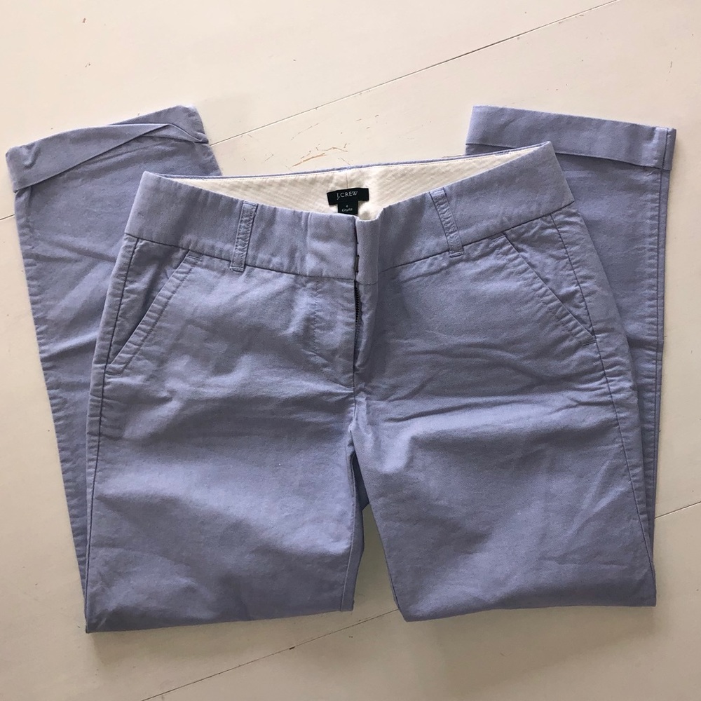 JCrew City Fit Blue Capri Pant